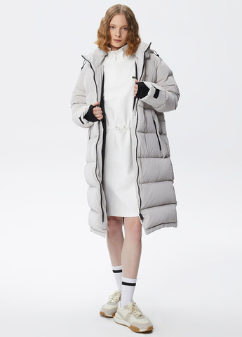 Світло-сіра демісезонна куртка Lacoste