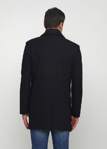 Темно-синее демисезонное Пальто однобортное Giorgio