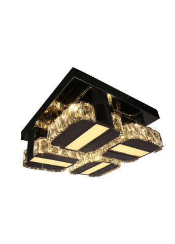 Люстра потолочная хрустальная LED с пультом C2060/350 Хром 14х33х33 см. Sunnysky (253122434)