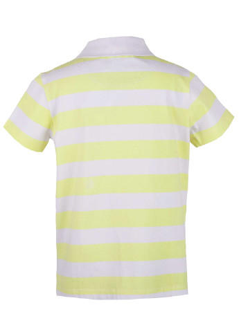 Цветная детская футболка-поло для мальчика Gulliver в полоску