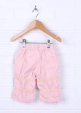 Розовые кэжуал демисезонные прямые брюки Motion Wear
