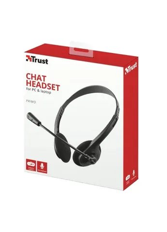 Наушники (21665) Trust Primo Chat 3.5mm BLACK (253546914)