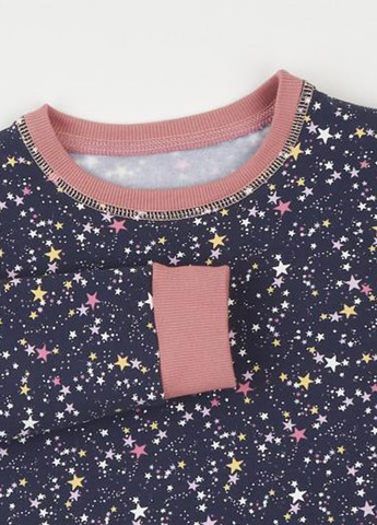 ArDoMi світшот зірки темно-синій кежуал бавовна, футер