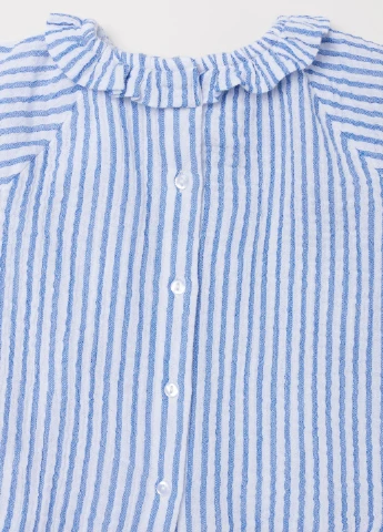 Біла сукня літо,білий-блакитний в смужку, H&M (254698531)