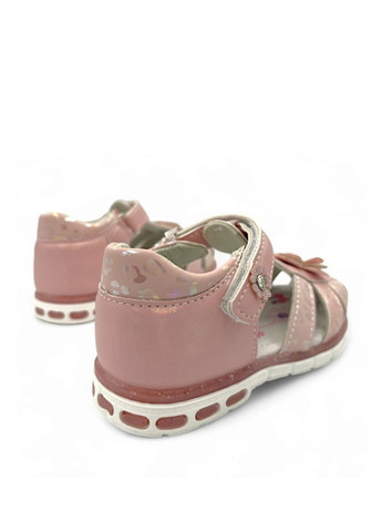 Розовые босоножки No Brand с аппликацией, со стразами