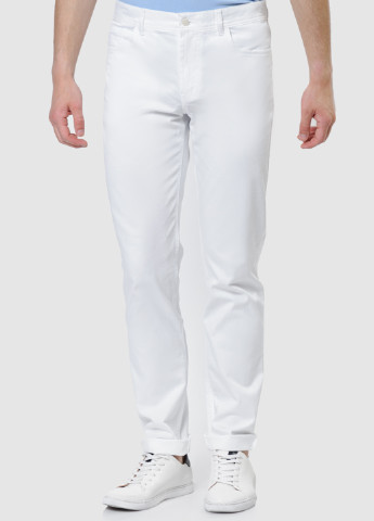 Белые летние брюки Arber
