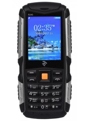Мобильный телефон R240 Dual Sim Black (708744071057) 2E (203983621)