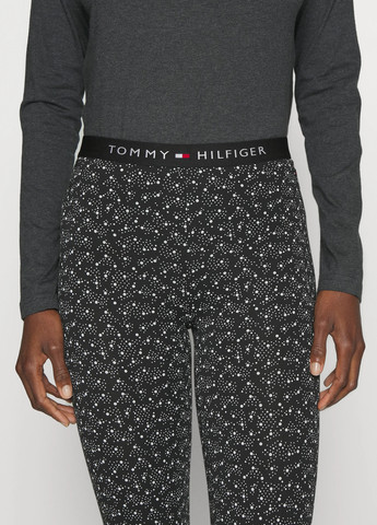 Серая всесезон пижама (лонгслив, леггинсы) лонгслив + леггинсы Tommy Hilfiger