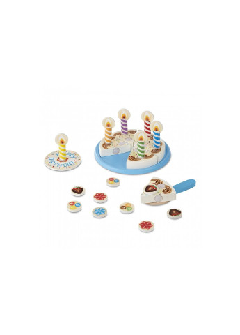 Игровой набор деревянный "День рождения-торт" (MD10511) Melissa&Doug (254068076)