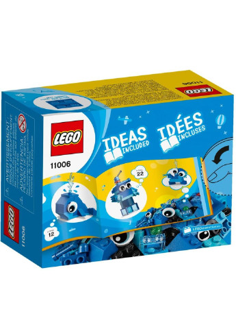 Конструктор (11006) Lego Classic Синий набор для конструирования 52 детали (249599162)