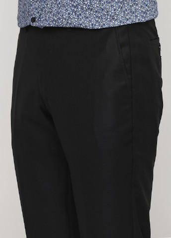 Черные классические демисезонные прямые брюки Devred