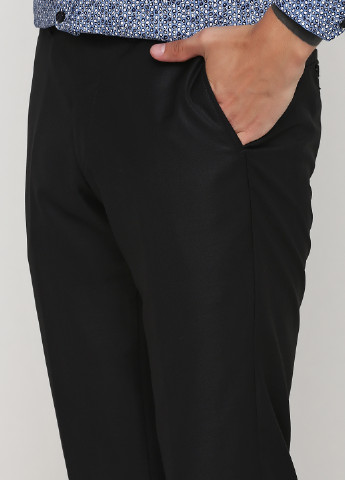 Черные классические демисезонные прямые брюки Devred
