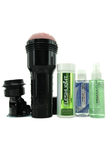 Мастурбатор Pink Lady Original Value Pack: присоска, змазка, чищення і відновлення Fleshlight (254583426)