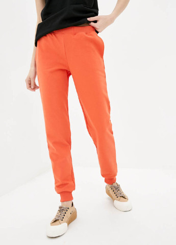 Оранжевые спортивные демисезонные джоггеры брюки Promin