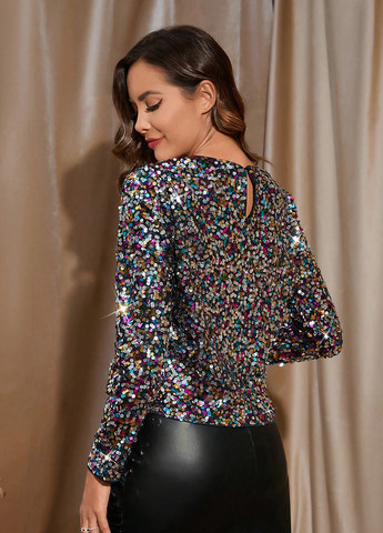 Комбинированная блуза SHEIN