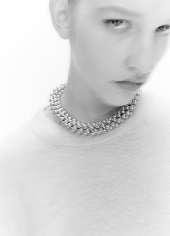 Светло-розовый зимний джемпер джемпер H&M