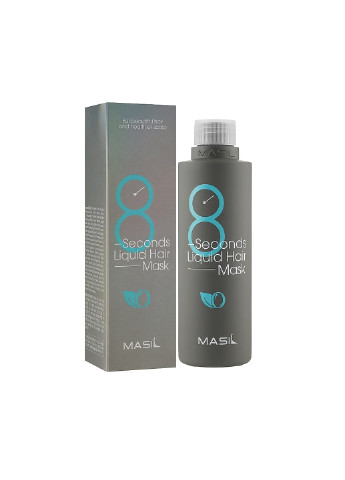 Маска для професійного відновлення пошкодженого волосся 8 seconds salon liquid hair mask 100 мл MASIL (254953394)