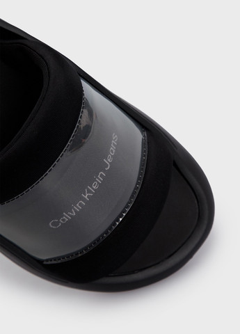 Черные кэжуал, пляжные шлепанцы Calvin Klein Jeans