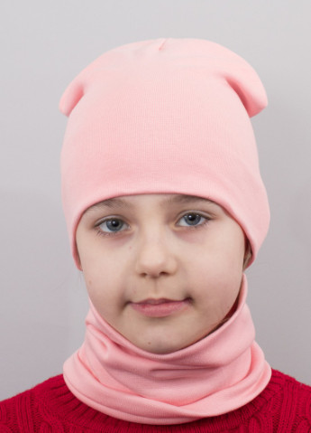 Дитяча шапка з хомутом КАНТА розмір 52-56 рожевий (OC-562) Канта (222439505)