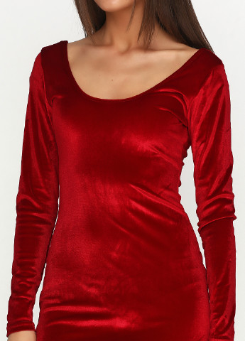 Красное кэжуал платье American Apparel однотонное