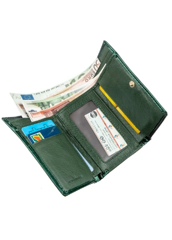 Жіночий шкіряний гаманець 13х8 см st leather (252131577)