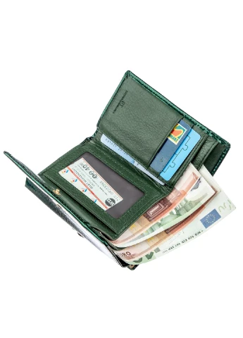 Жіночий шкіряний гаманець 13х8 см st leather (252131577)
