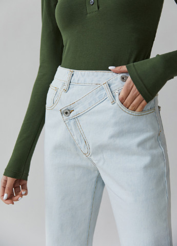 Оригінальні джинси з асиметричним поясом SL.IRA - (199967671)