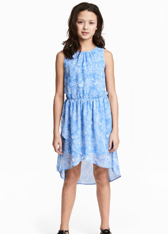 Голубое платье H&M (251846417)