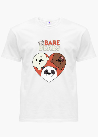 Белая демисезон футболка женская вся правда о медведях (we bare bears) белый (8976-2669) s MobiPrint