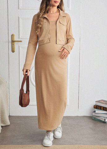 Костюм для беременных (жакет, платье) SHEIN (338626886)