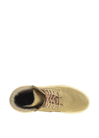 Бежевые зимние ботинки тимберленды Libero