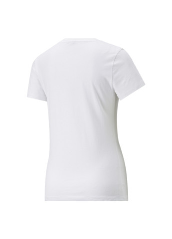 Біла всесезон футболка classics logo women's tee Puma