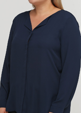 Темно-синяя демисезонная блуза Vila
