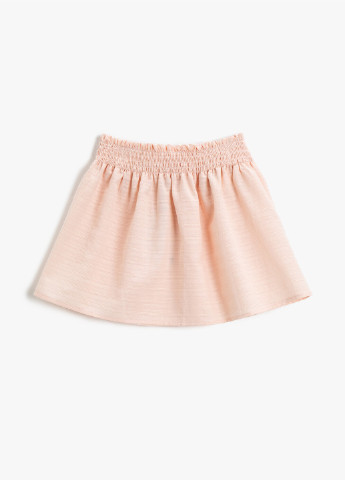 Светло-розовая кэжуал юбка KOTON клешированная