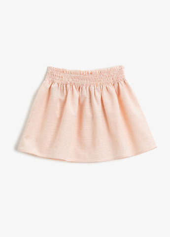 Светло-розовая кэжуал юбка KOTON клешированная