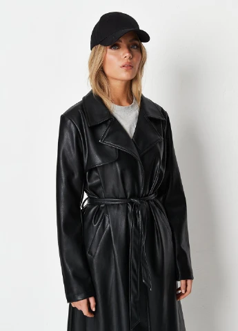 Плащ Missguided тренчкот на завязках демисезон (261410838)