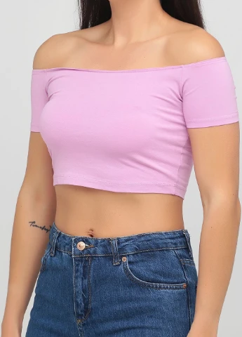 Топ однотонный кэжуал Asos (253506404)