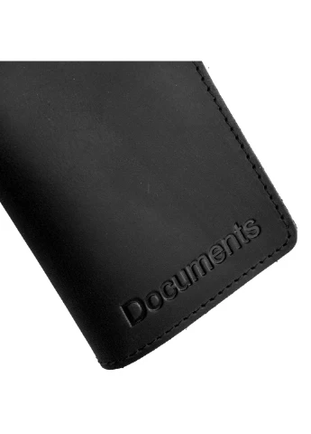 Мужская кожаная обложка для паспорта 7х10х1,5 см DNK Leather (212706017)