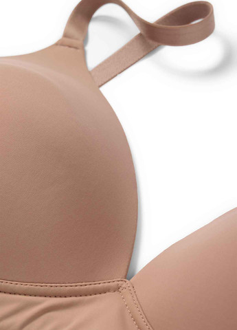 Бежевий бралетт бюстгальтер C&A без кісточок поліамід