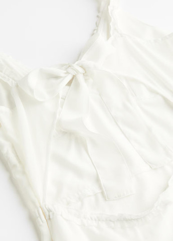 Білий кежуал сукня H&M однотонна