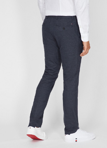 Темно-синие кэжуал демисезонные чиносы, классические брюки Tommy Hilfiger