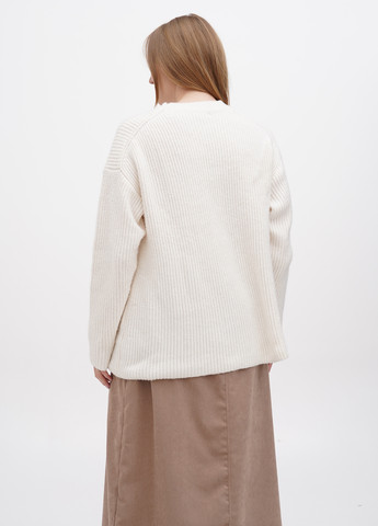 Белый зимний свитер джемпер Reserved