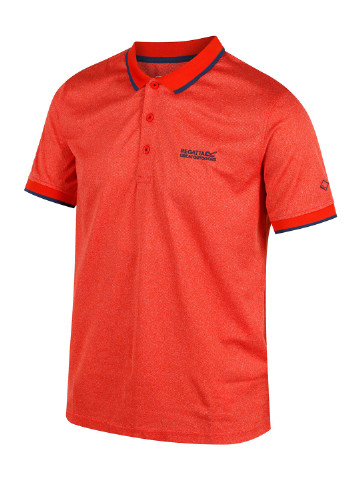 Оранжево-красная футболка-поло для мужчин Regatta