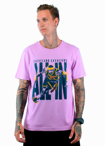 Фиолетовая футболка мужская cleveland фиолетовый Power Футболки