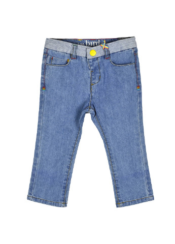 Голубые демисезонные прямые джинсы Mothercare