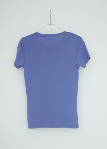 Синяя летняя футболка с коротким рукавом Bellerose