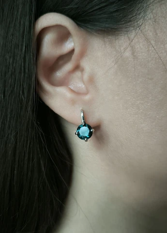 Серьги Silver Flame (354214713)