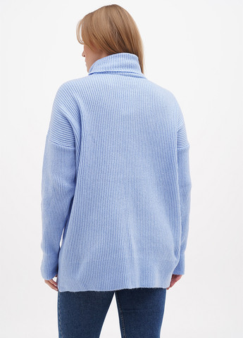 Голубой демисезонный свитер La Pomme