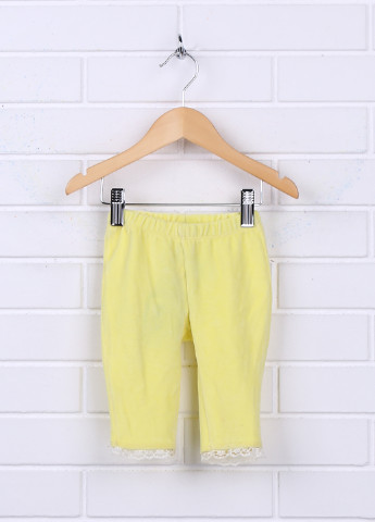 Желтые домашние демисезонные зауженные брюки United Colors of Benetton