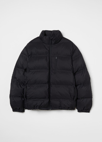 Черная зимняя куртка H&M